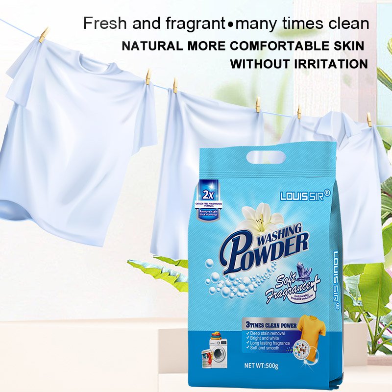 Factory Supplier OEM Brands Logo High Foam Laundry Detergent Washing Powder From Detergent Factory
