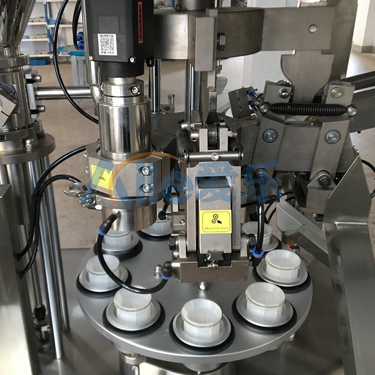 Automatic gel cosmetic sealing cream toothpaste soft plastic tube filling machine