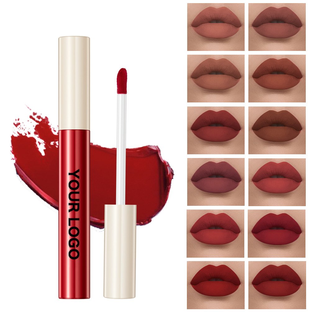 Custom Lip Gloss 24 Colours oem Makeup Halloween Waterproof Matte Lip Gloss Private Label