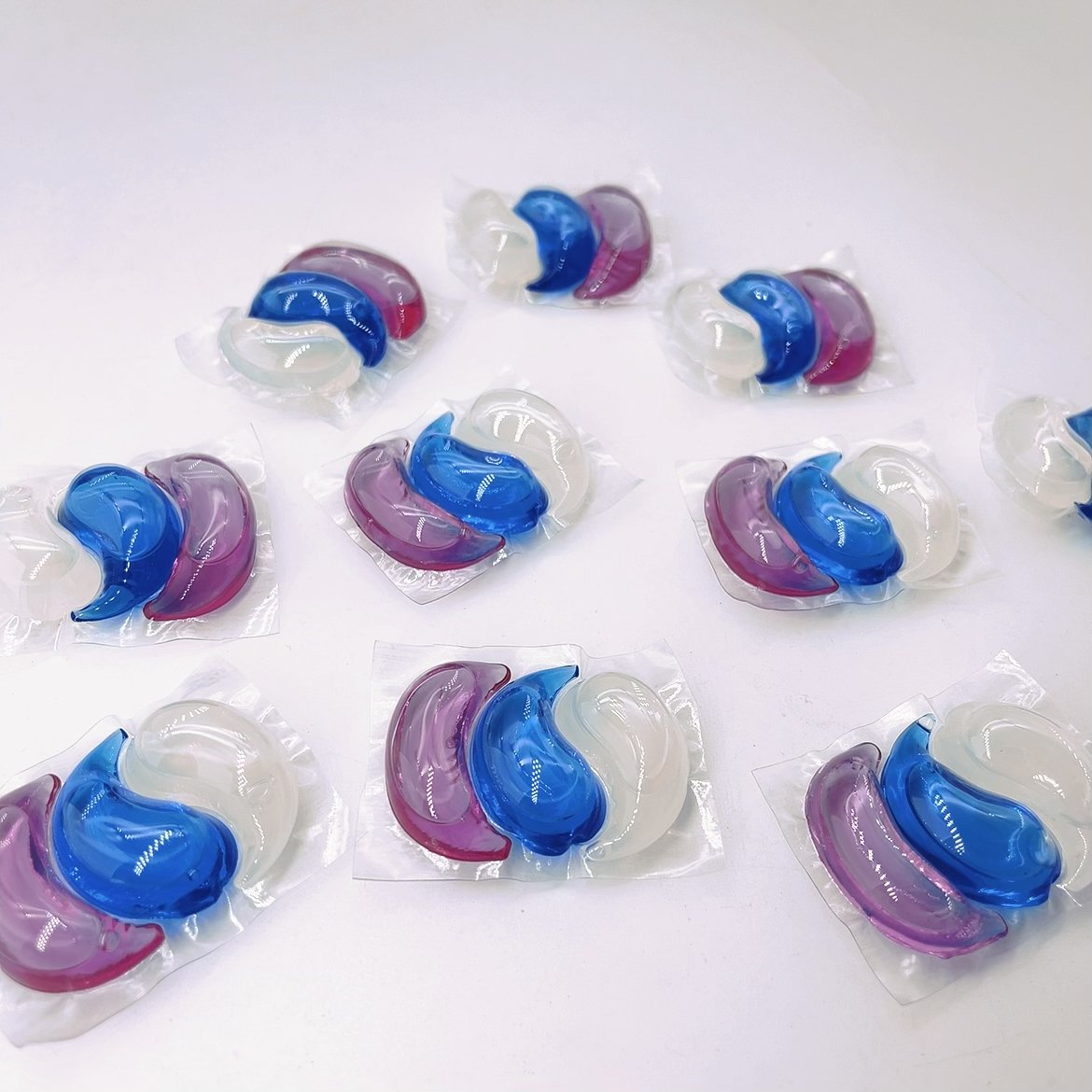 Eco-friendly Washing Machine Laundry detergent Laundry storage detergents pods clothes washing 3 chamber 10g