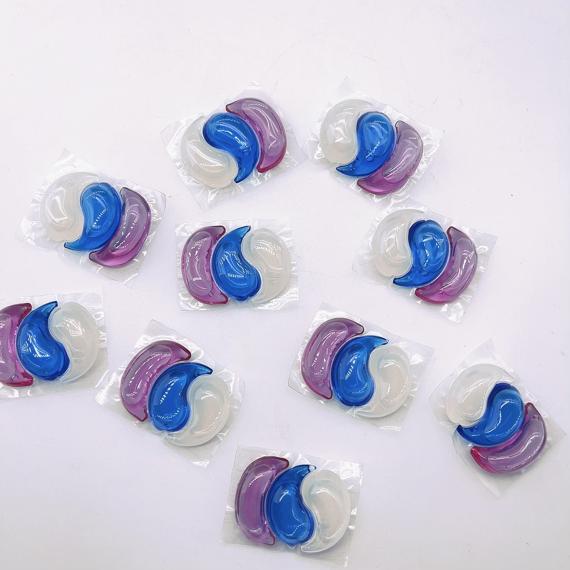 Eco-friendly Washing Machine Laundry detergent Laundry storage detergents pods clothes washing 3 chamber 10g