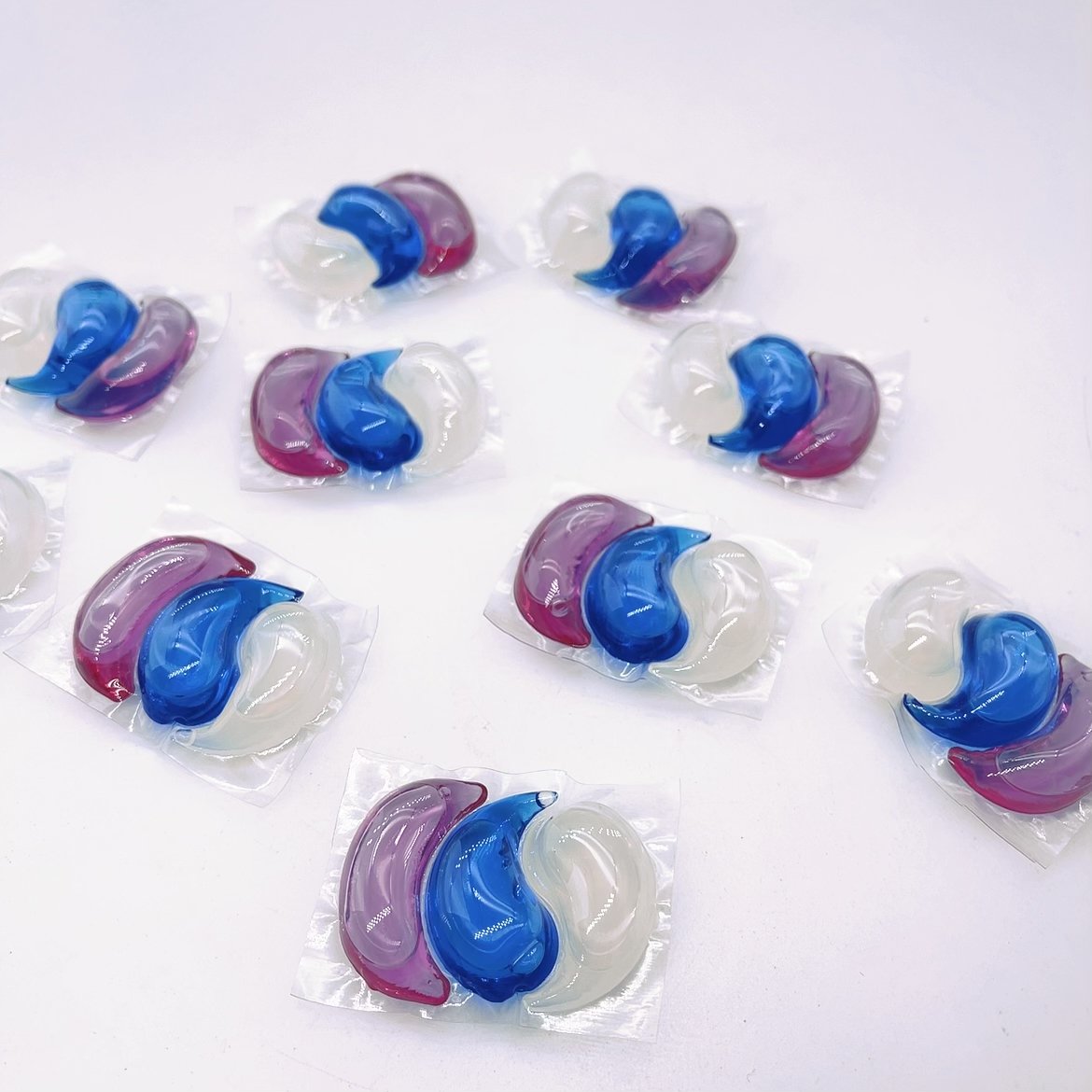 Eco-friendly Washing Machine Laundry detergent Laundry storage detergents pods clothes washing 3 chamber 10g