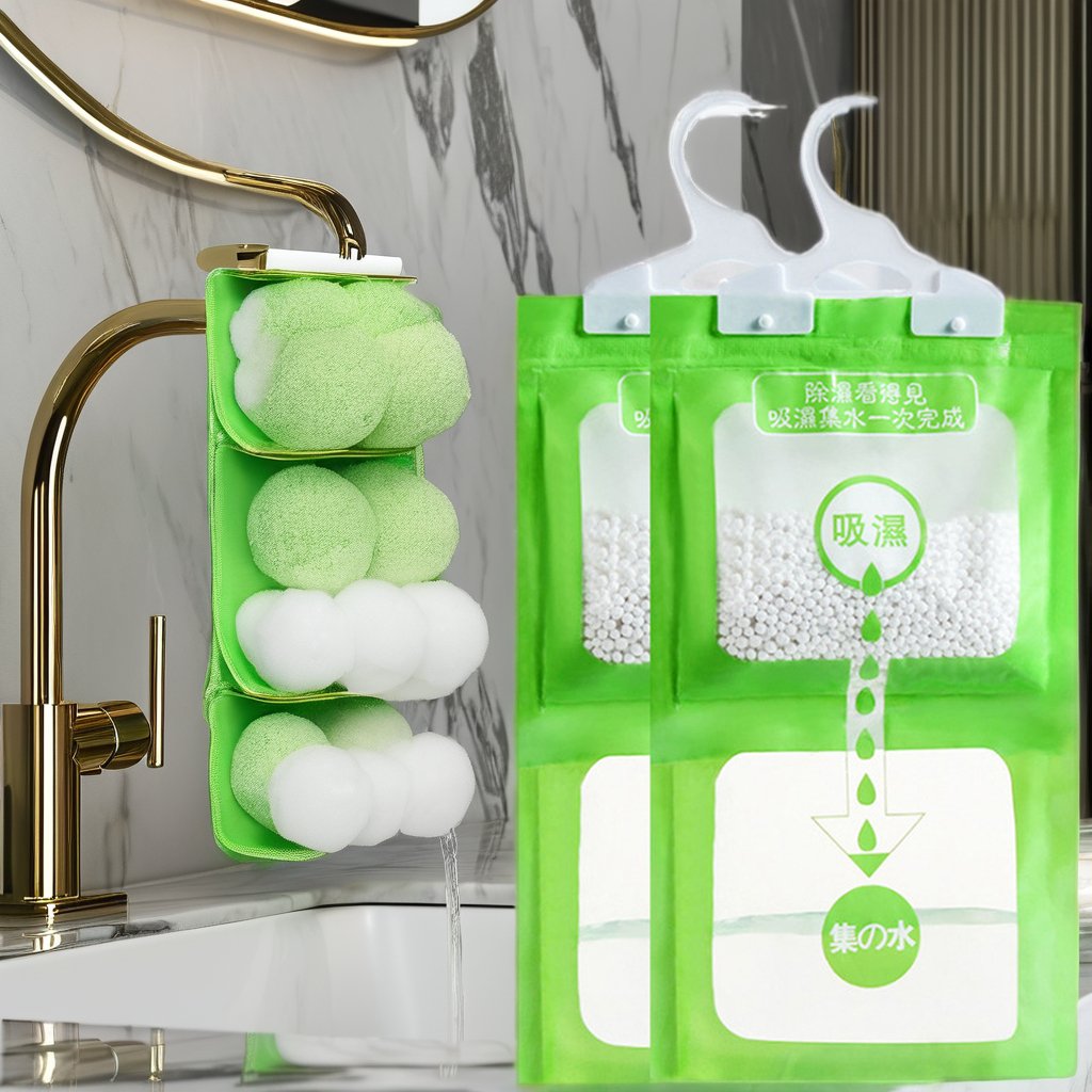 Solid Pattern Eco-Friendly Hanging Dehumidifier Moisture Absorber Box Stocked Household Chemicals for Bedroom Closet Use