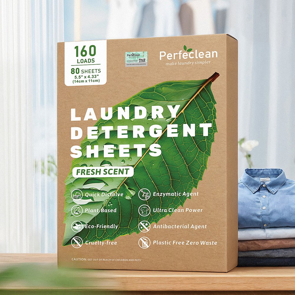 Eco-Friendly Solid Laundry Detergent Sheets Strips Commercial Appropriate Washing Sheet Detergent for Apparel and Clothes