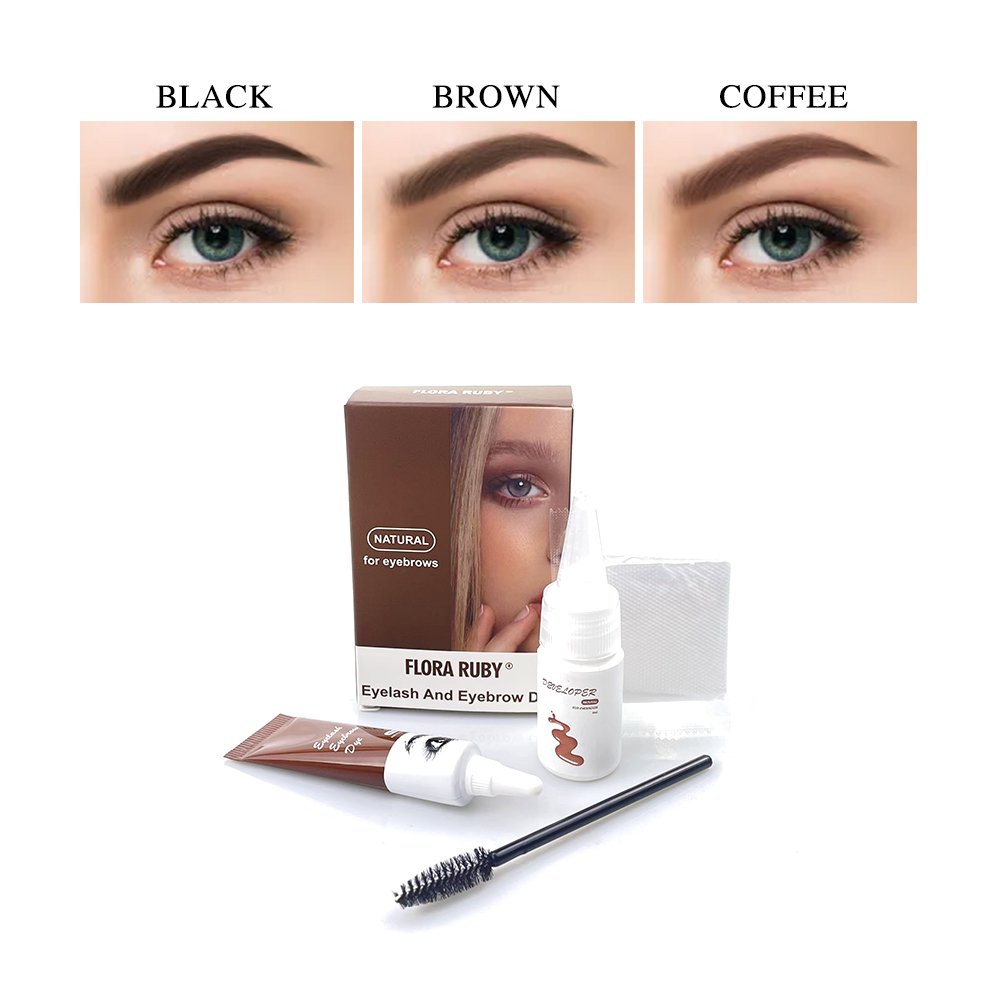 Professional Tint Dye Cream tintado de cejas Brow Semi-permanent Eyebrow Dyeing Cream Tint Kit Set sourcil permanent