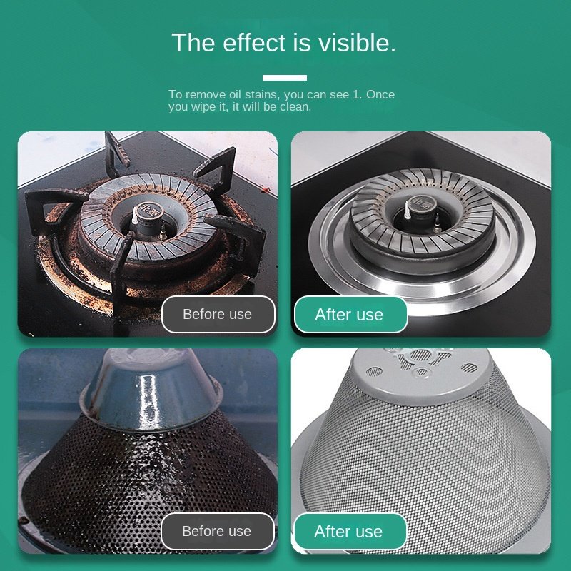 High-quality strong foam stain removal oil strong cleaner kitchen oil cleaning agent range hood household