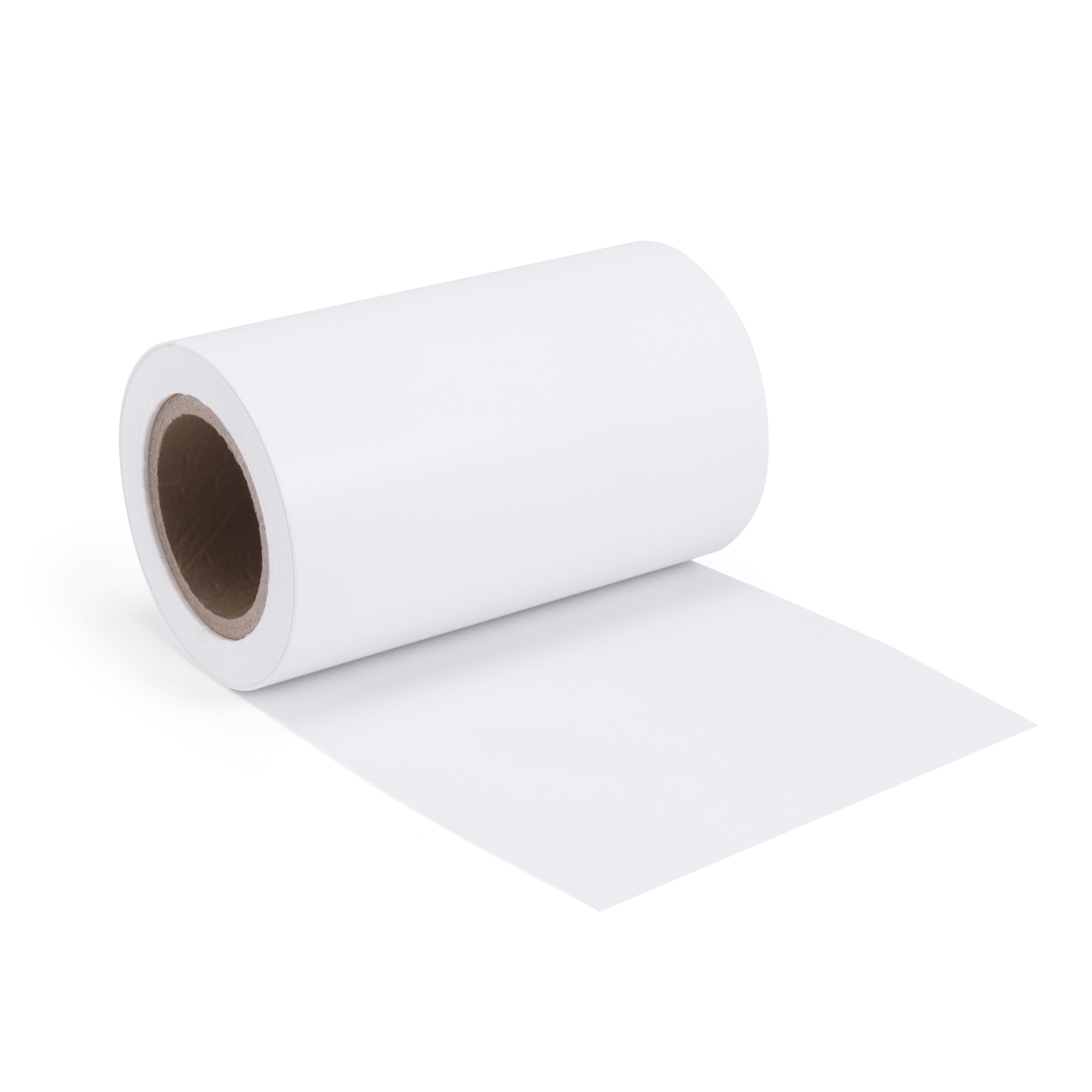 Factory Supply 80gsm Glossy White Self Adhesive Label Clear PE Film Sticker Roll For Daily Chemicals