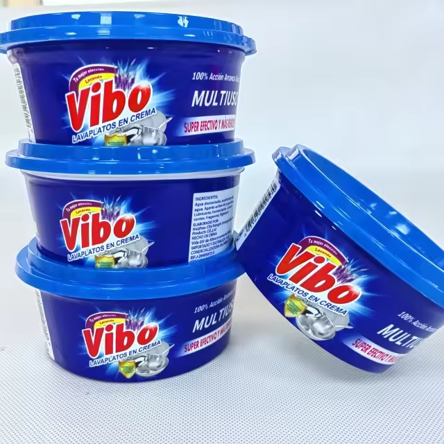 VIBO dishwashing paste washing cake cream solid soap kitchen detergent with lavender lemon lime orange perfume