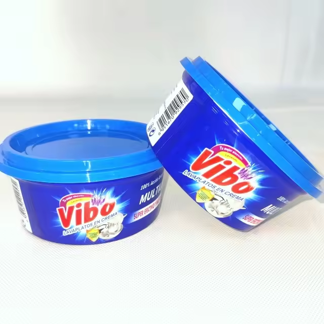VIBO dishwashing paste washing cake cream solid soap kitchen detergent with lavender lemon lime orange perfume