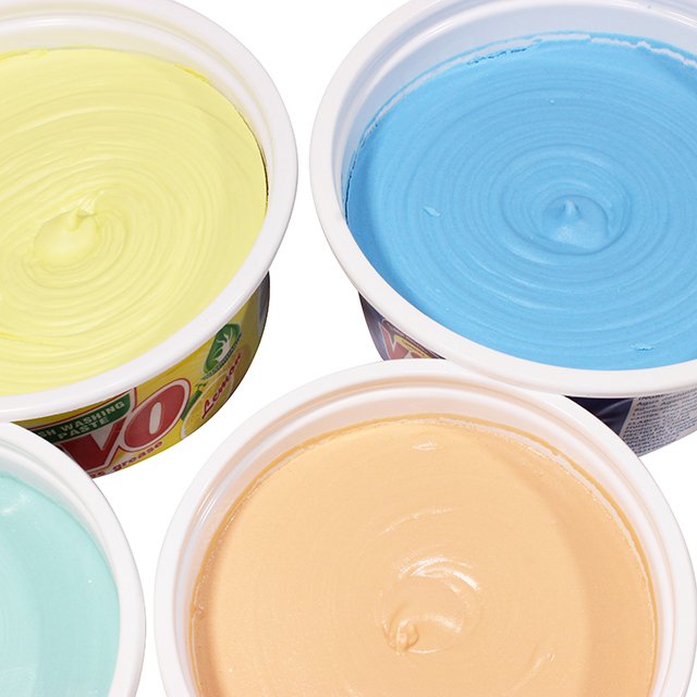 VIBO dishwashing paste washing cake cream solid soap kitchen detergent with lavender lemon lime orange perfume