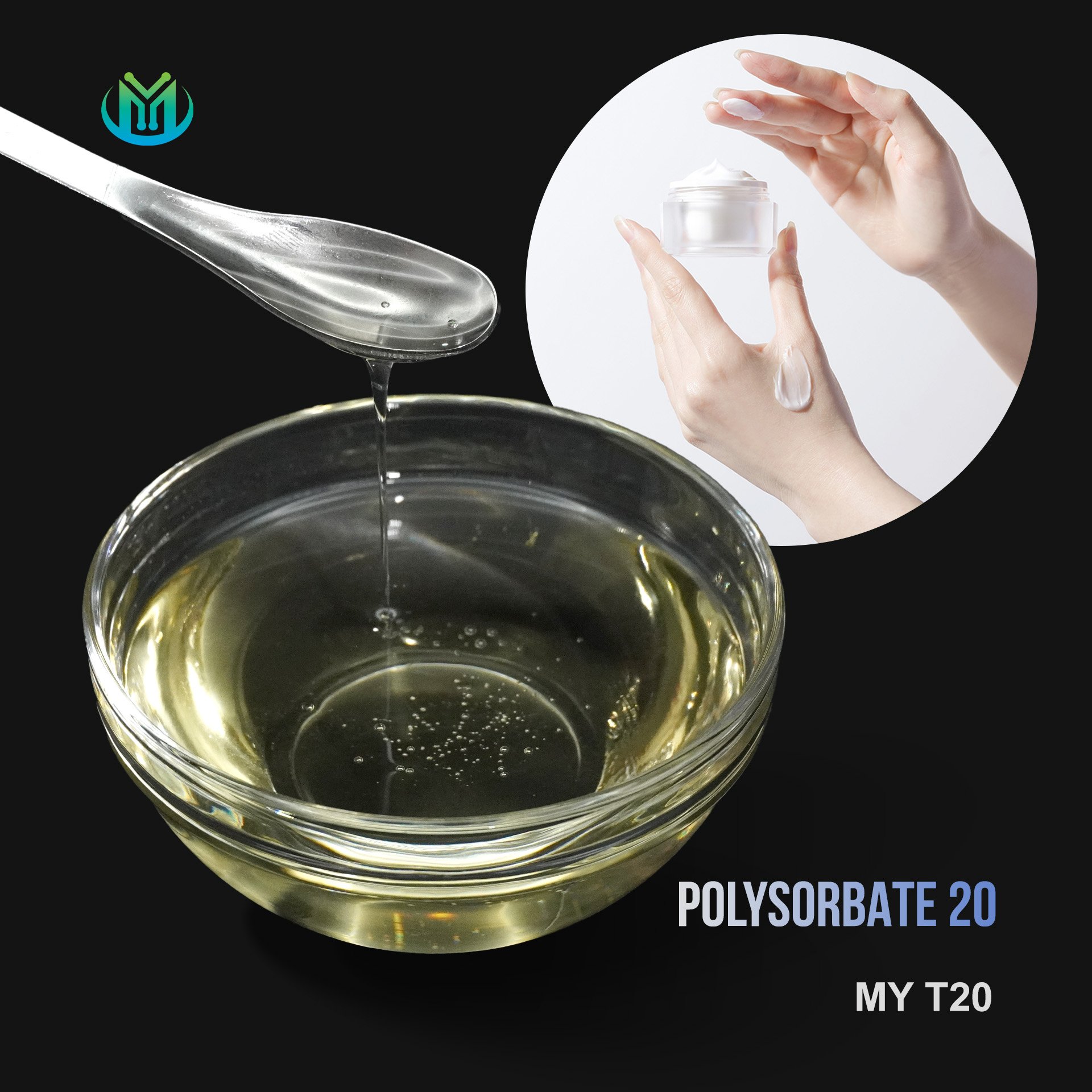 Mingya Cosmetic Raw Material emulsifier tween 20 series 9005-64-5 Solubilizer polysorbate 20 liquid for daily chemicals