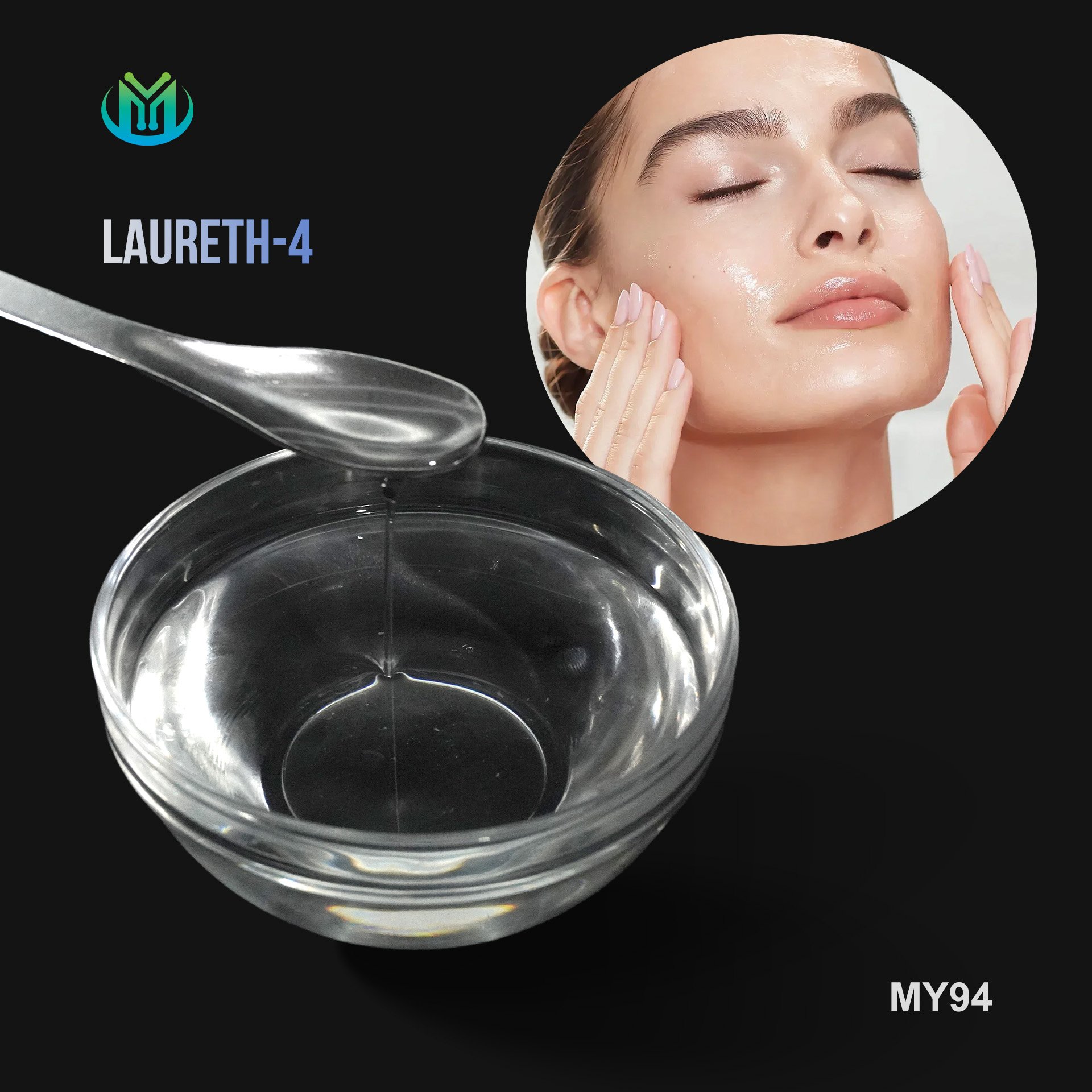 Daily chemicals Cosmetic Raw Materials LAURETH-4 cas: 68002-97-1 Cosmetics Emulsifier with Clear liquid for Makeup Remover Oil