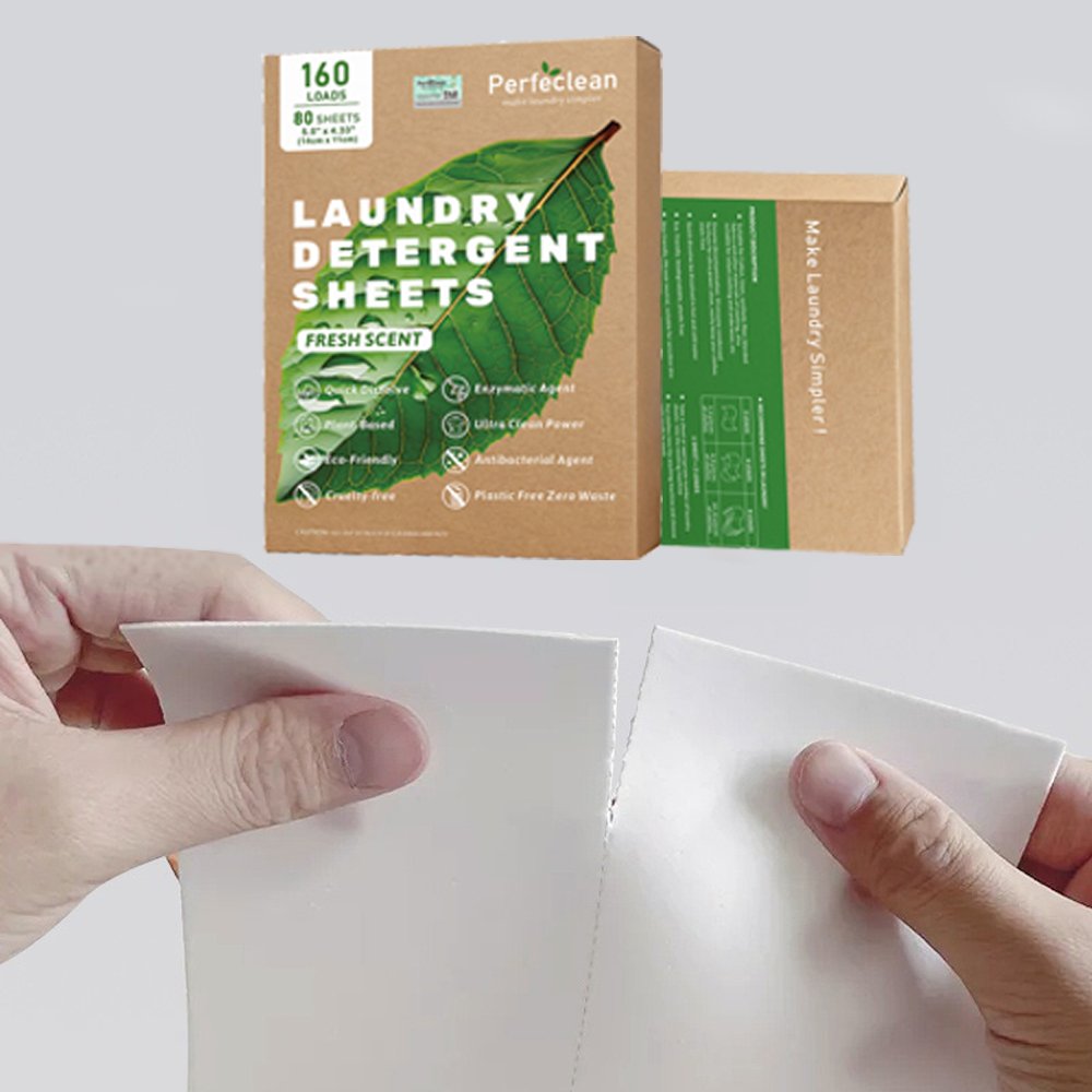 Laundry Detergent Sheets Solid Detergent Disposable Earth Friendly Laundry Tablets For Apparel Use