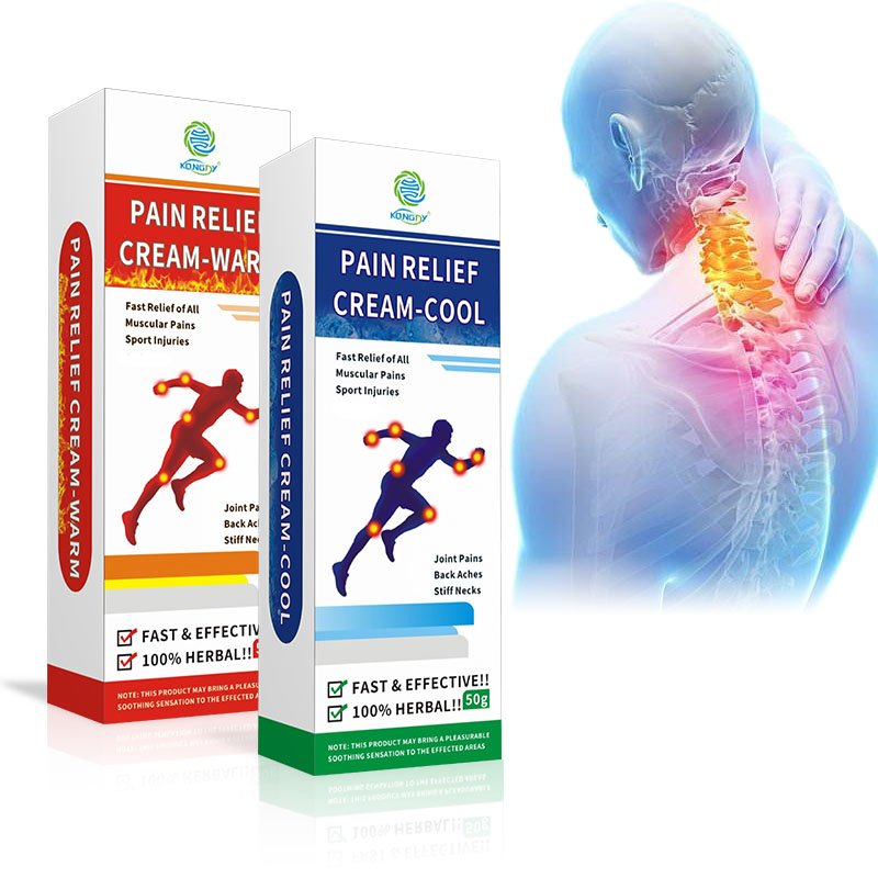 Popular products leg and back pain cream muscle relie.f reusable injury pain cold warm gel