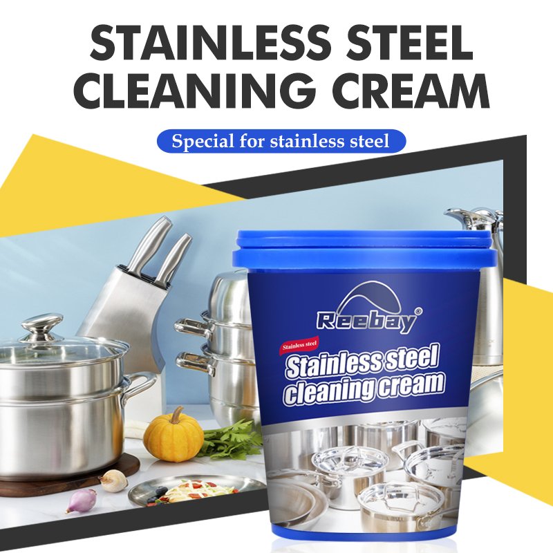 500g lemon scent odor and stain remover kitchen detergent stainless steel cleaning cream