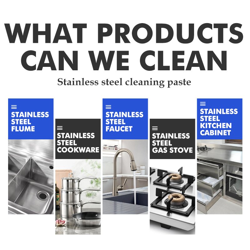 500g lemon scent odor and stain remover kitchen detergent stainless steel cleaning cream