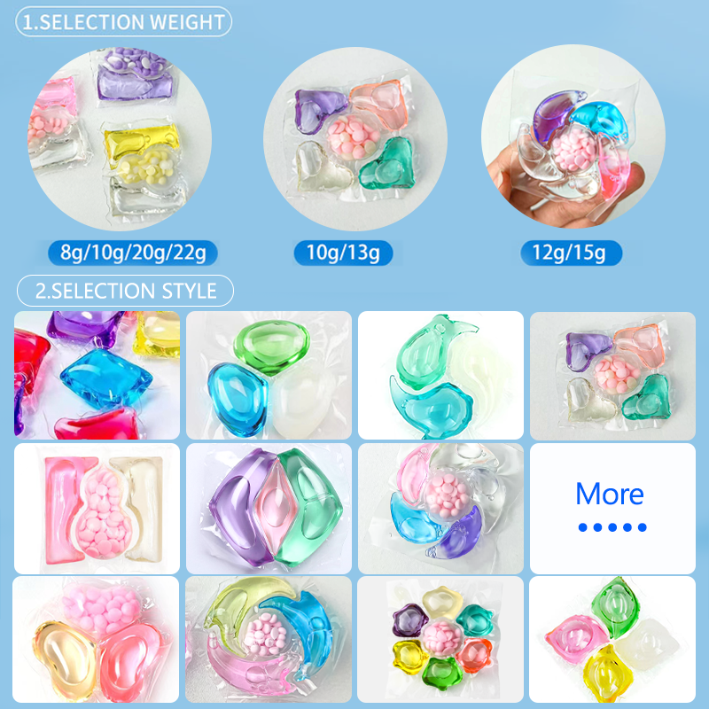 OEM 3in1 Clothes Washing Apparel Detergent Pods Liquid Laundry Soap Capsules Eightfold Concentrate Laundry Gel