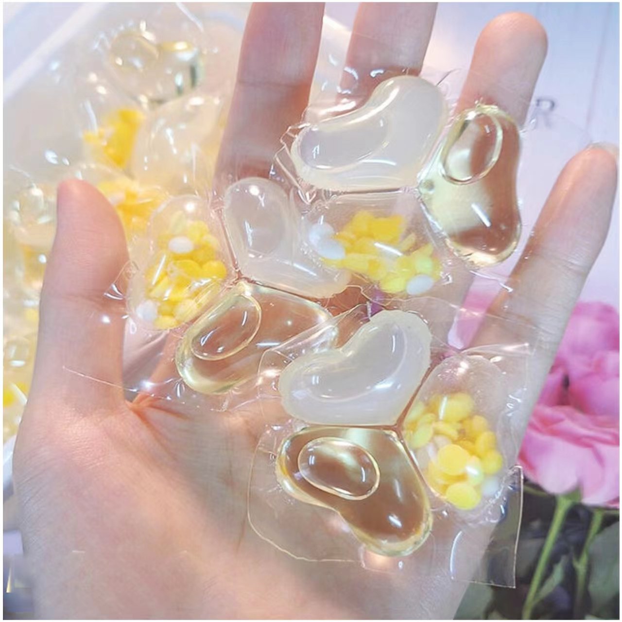 High quality wholesale laundry gel beads Powerful cleaning laundry capsules with private logo label