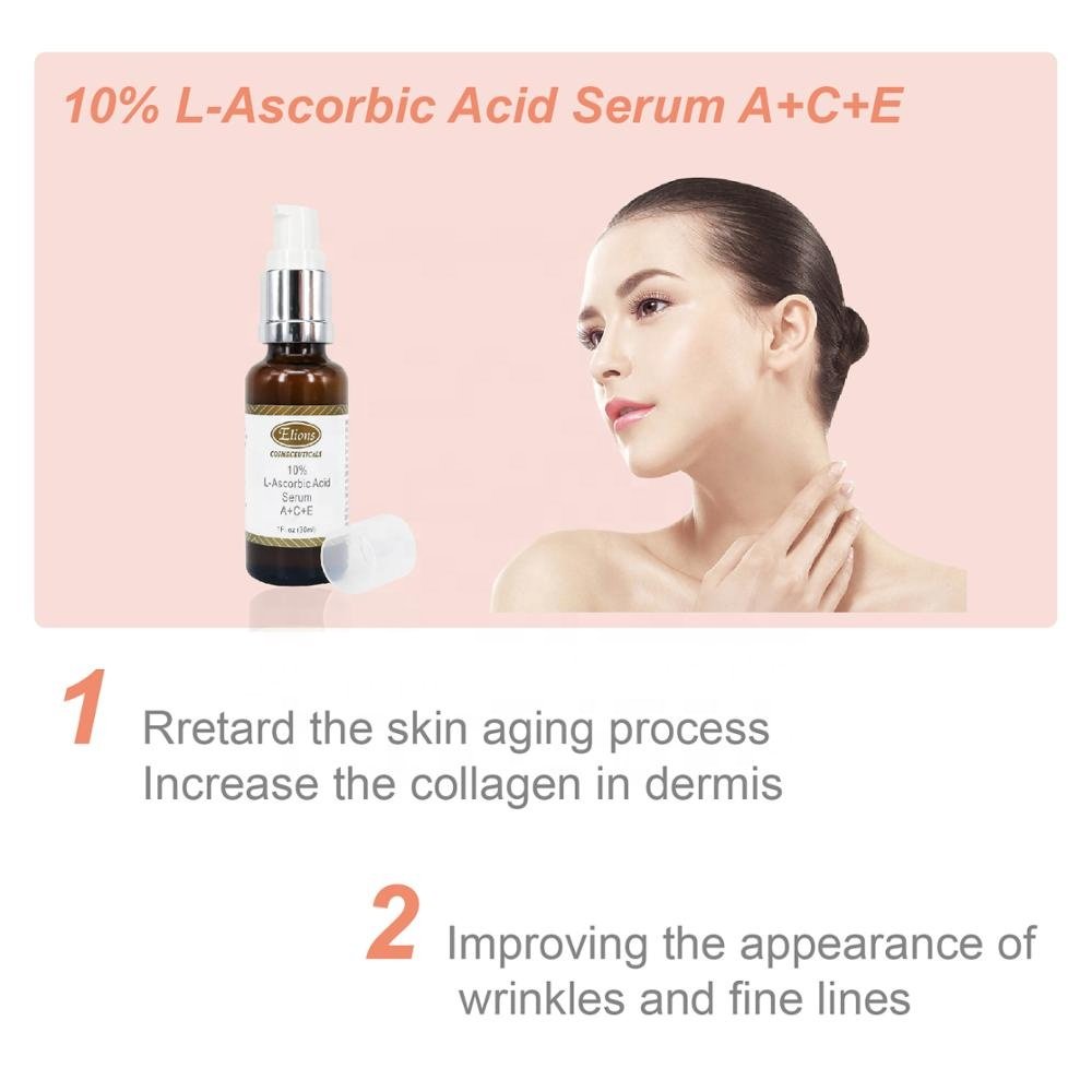 Vitamin C E Retinol Firming Serum for Anti-Aging Skin Brightening & Whitenig for Dry Face Skin OEM Supply