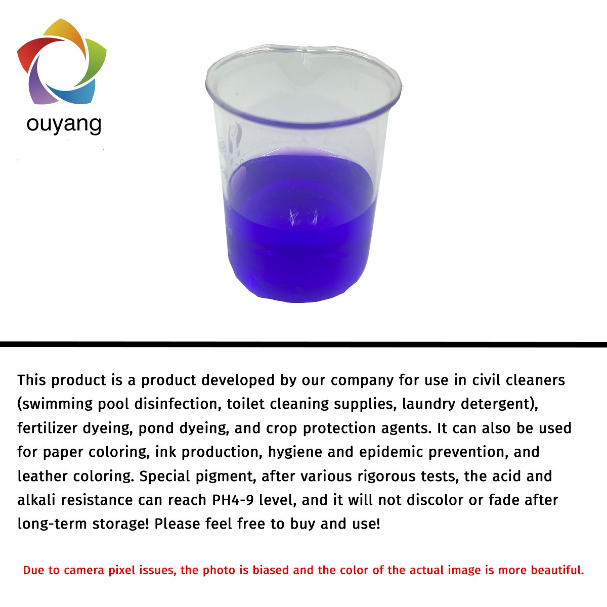 Pigment violet Water soluble powder Special dyes for daily chemicals For fertilizer pond water pesticides Pigment violet
