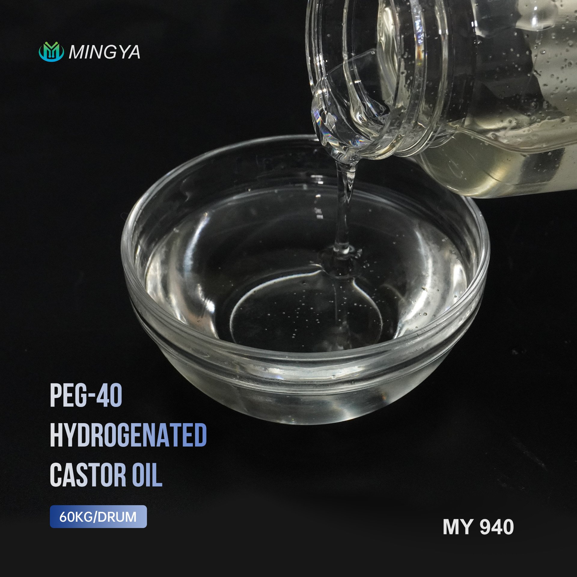 Mingya Cosmetic Raw Materials products PEG 40 Hydrogenated Castor Oil solublizer manufacturer Fast Shipping for daily chemicals