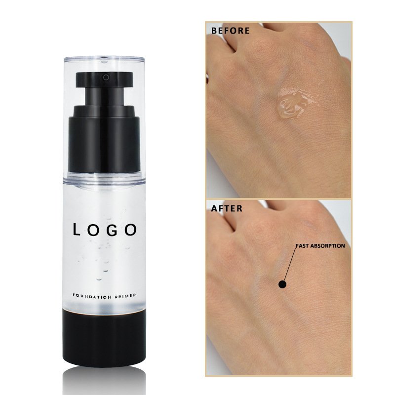 SENKA 30ml Face Primer Base Benutzer definierte Private Label Makeup Primer Creme Facial Liquid Makeup Foundation Primer