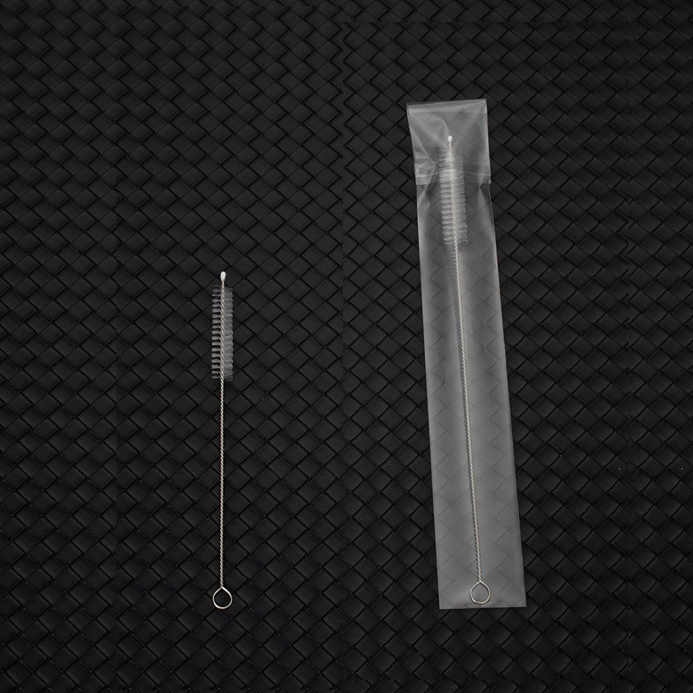 Household Daily Glass Straw Cup Brush Stainless Steel Straw Brush Pipe Cleaning Silicone Pacifier Bottle Brush