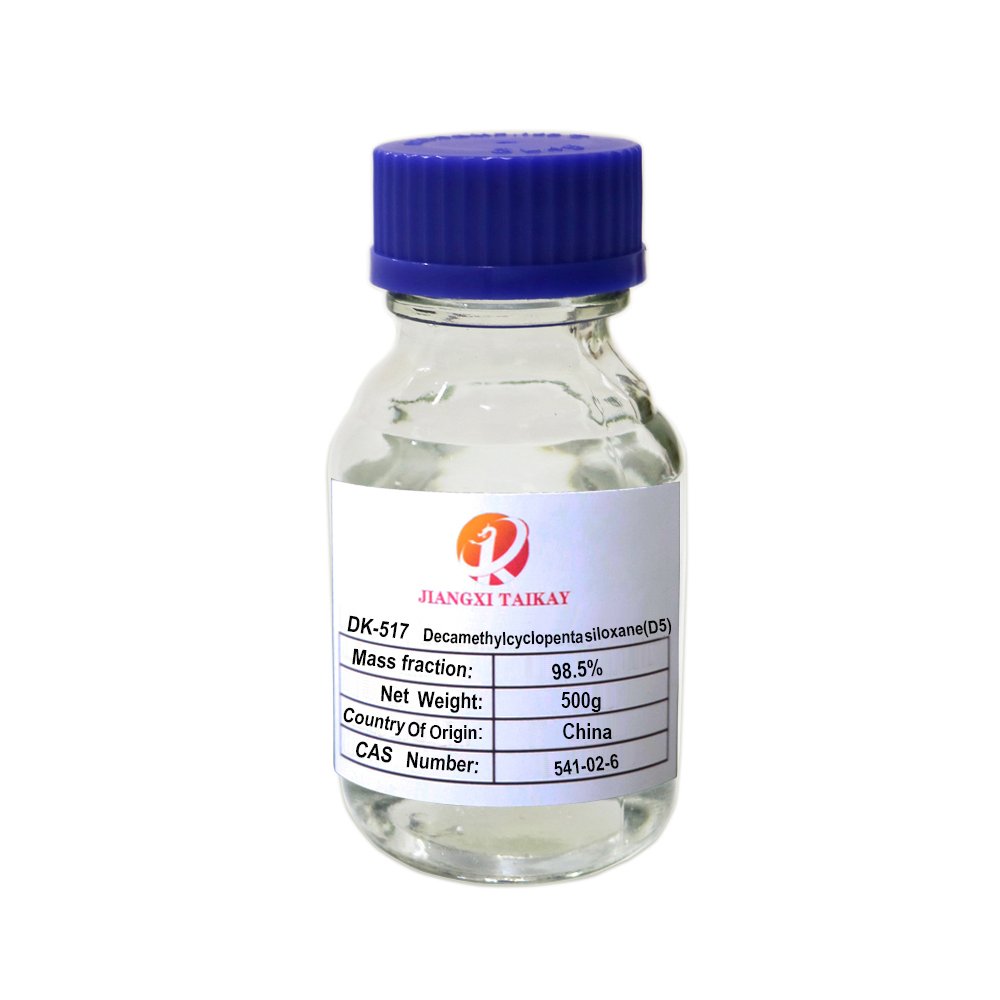 Shampoo Daily Chemical Additive CAS 541-02-6 Cyclopentasiloxane Silicone Fluid D5