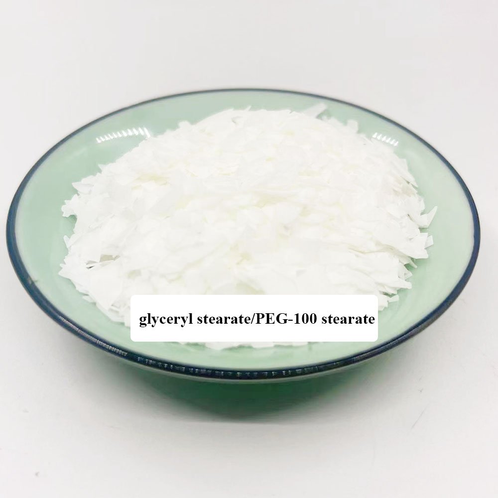 High Quality Glyceryl Stearate/PEG-100 Stearate Emulsfing Waxy Raw Materials for Daily Chemicals and Cosmetics