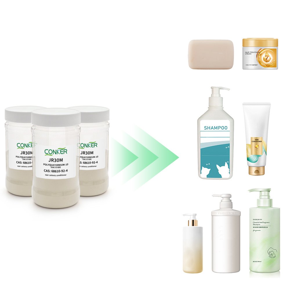 Factory Price Polyquaternium-10 JR30M Cationic Cellulose Antistatic Raw Material Daily Chemical for Hair Care
