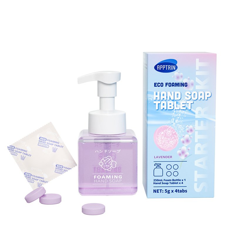 Eco-Friendly Cleaner Tablet Hand Wash Foaming Hand Soap Tablets with Sustainable Ingredients Perfect Daily Hand Hygiene Routine