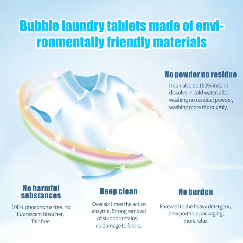 New Arrival Wholesale Detergent Laundry Sheets Eco Friendly Biodegradable Laundry Detergent Strips