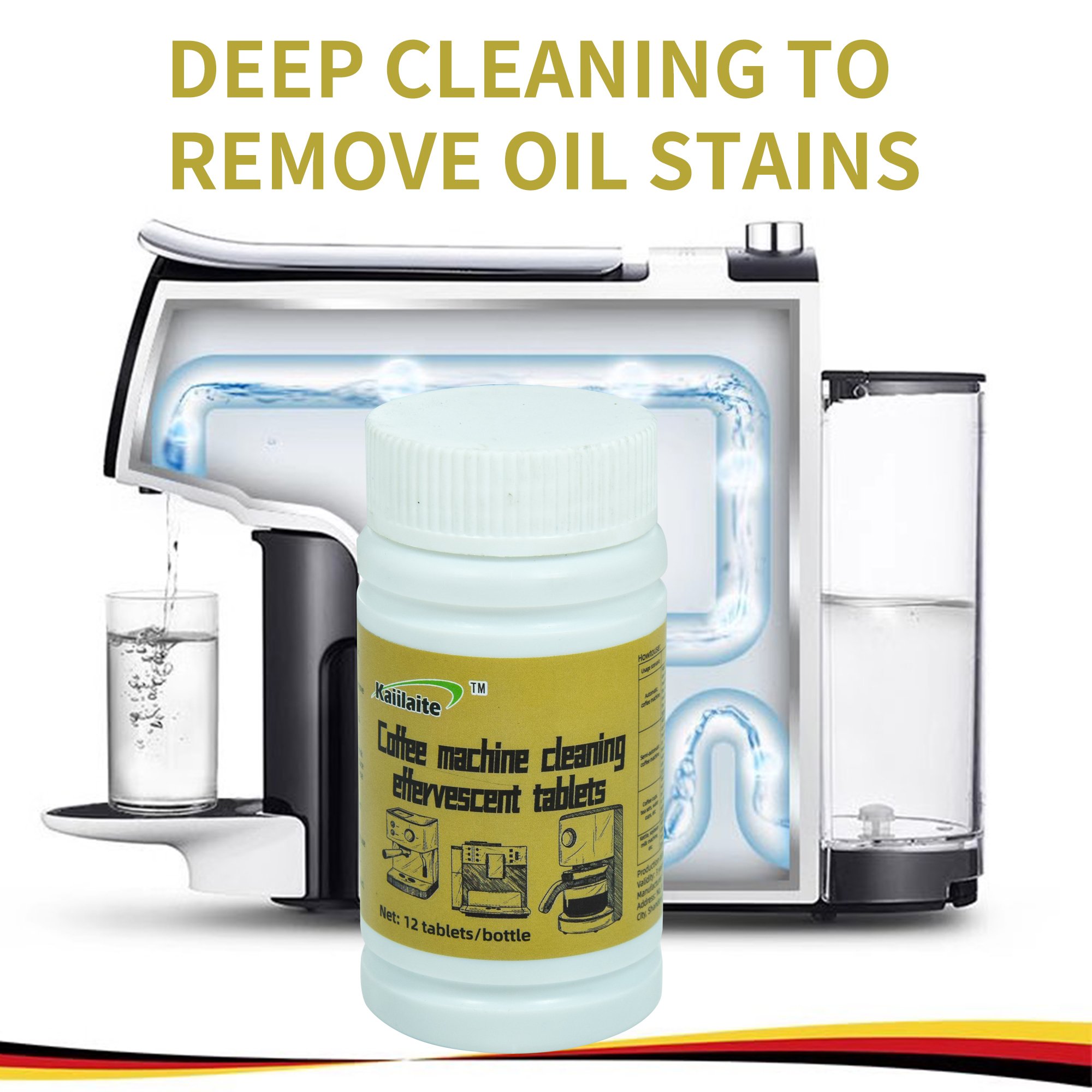 High Quality 50%-70% Concentration Coffee System Cleaning Tablet Removes Residues All Multi-purpose Household Chemicals