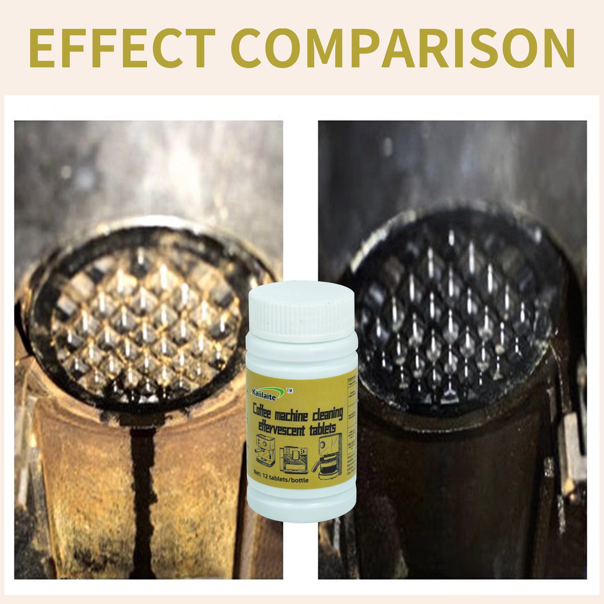 High Quality 50%-70% Concentration Coffee System Cleaning Tablet Removes Residues All Multi-purpose Household Chemicals