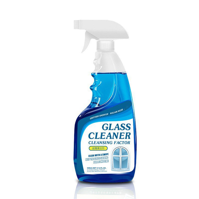 High Quality 500ml Liquid Glass Cleaner Spray Wholesale High Efficiency Cleansing Car Window Cleaner Spray