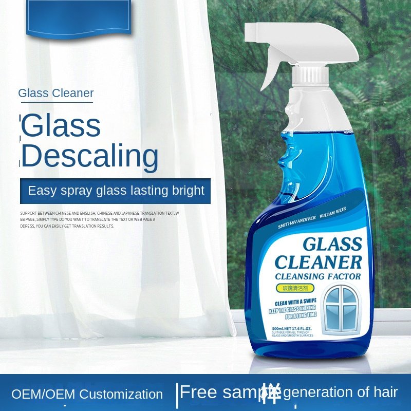 High Quality 500ml Liquid Glass Cleaner Spray Wholesale High Efficiency Cleansing Car Window Cleaner Spray