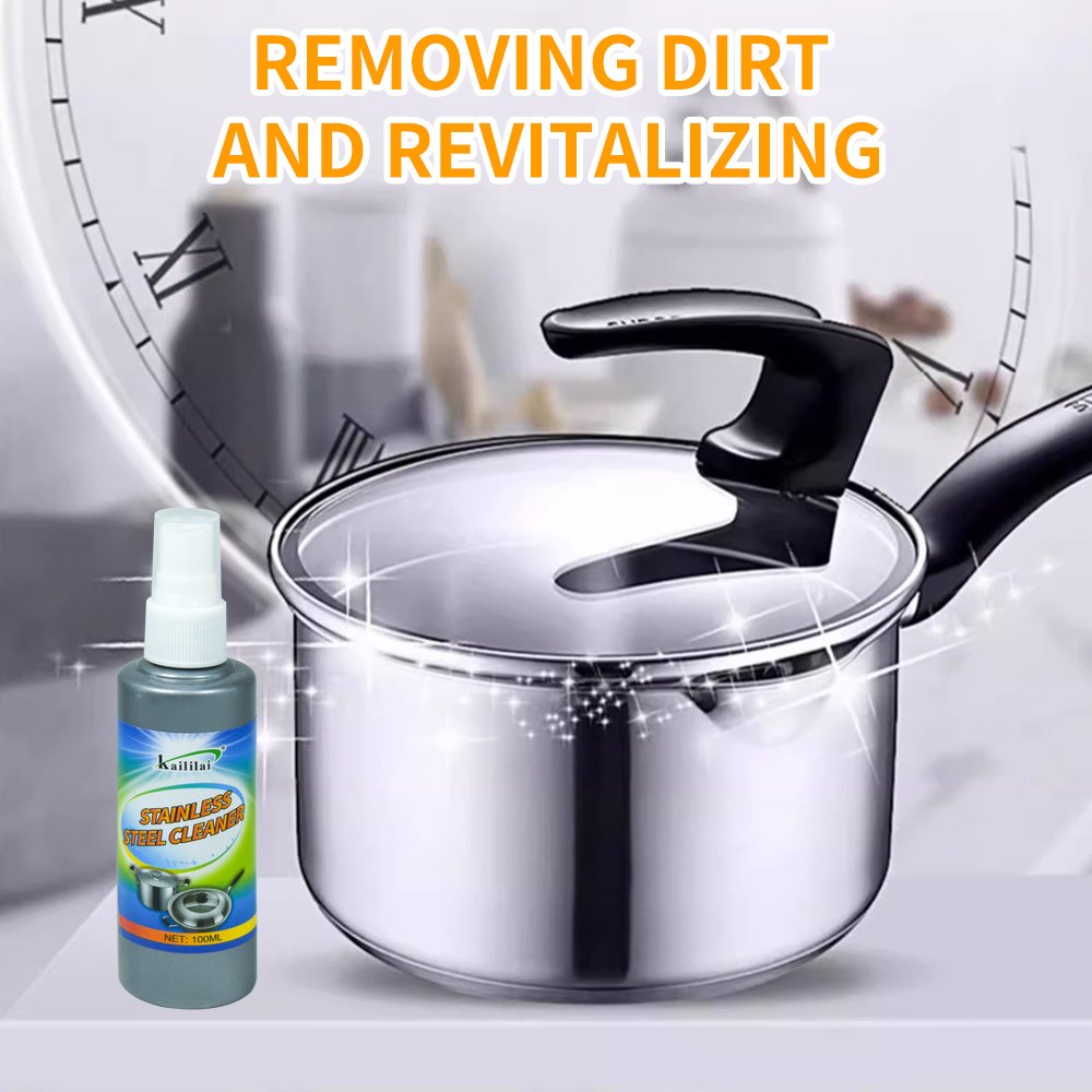 100ml Powerful Rust Remover Kitchen Cleaner Paste Stainless Steel Cookware Cleaning Spray Multi-purpose Household Chemicals