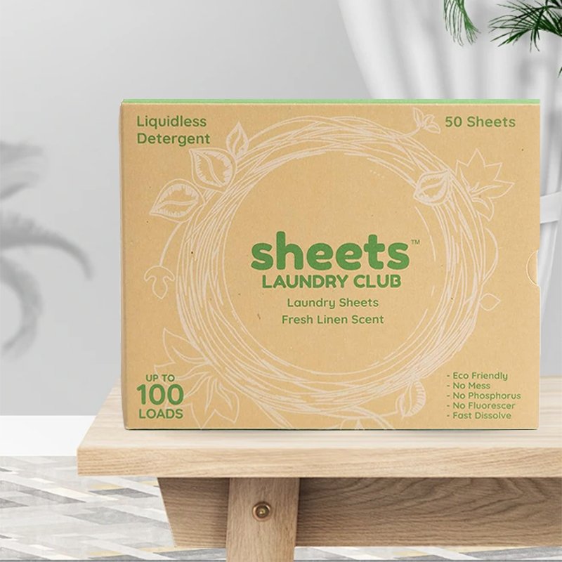 DARUI Factory Eco Friendly Natural Laundry Detergent Sheets With Scent Deep Cleaning Daily Laundry Tablets