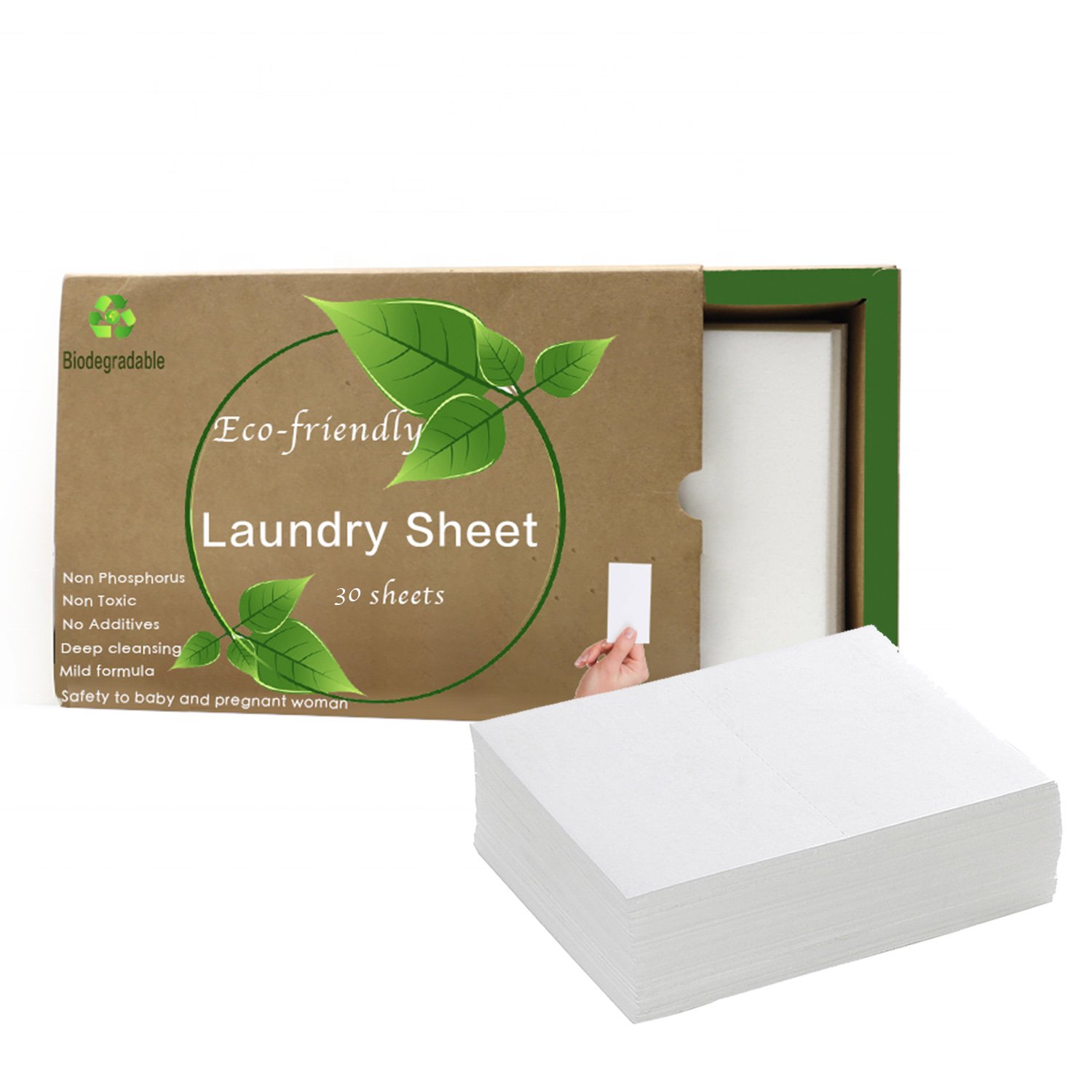 Essential series Laundry Detergent Sheets laundry strips Gentle On Hand and Clothes All laundry Detergent Sheet