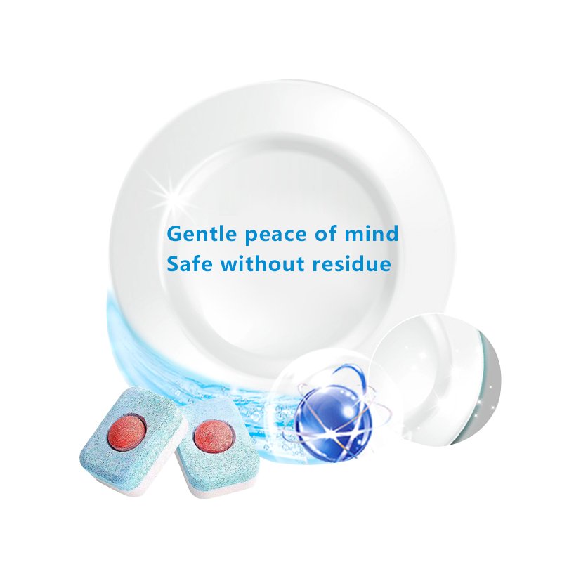 ECO Friendly Portable Kitchen Effervescent Formula Deep Cleaning Descaling Dishwashing Machines Dishwasher Cleaner Tablet