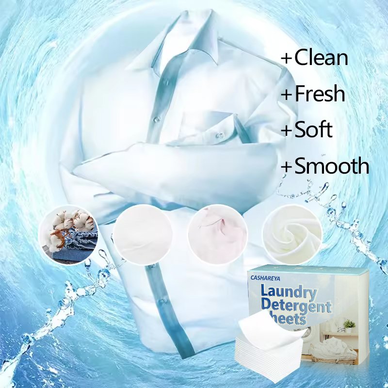 Factory Price Wholesale Packing Eco Friendly Laundry Strips Tablet Laundry Detergent Sheet Strips