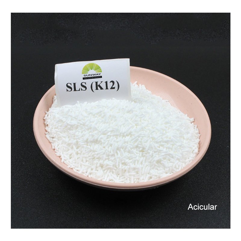 SLS K12 Powder Sodium Lauryl Sulfate 99% Cosmetics, Coatings, Daily Chemical Cleaning Additives Detergent Chemicals