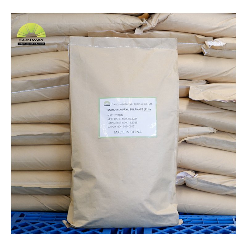 SLS K12 Powder Sodium Lauryl Sulfate 99% Cosmetics, Coatings, Daily Chemical Cleaning Additives Detergent Chemicals