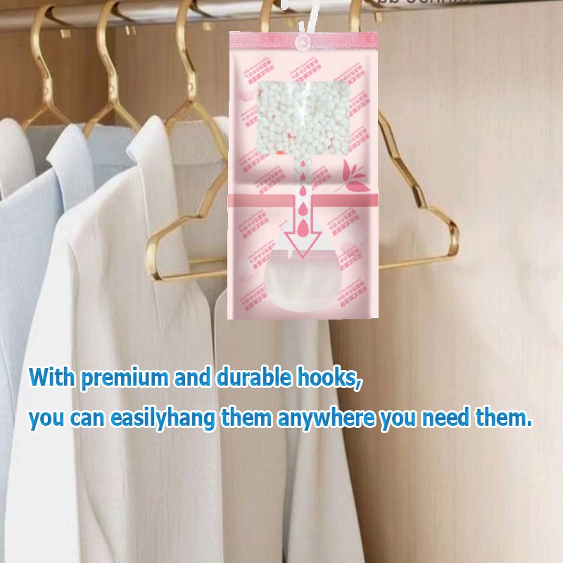 FangPai Hanging Calcium Chloride Dehumidification Bag 500ml Unscented wardrobe Moisture Absorber Bag Wholesale