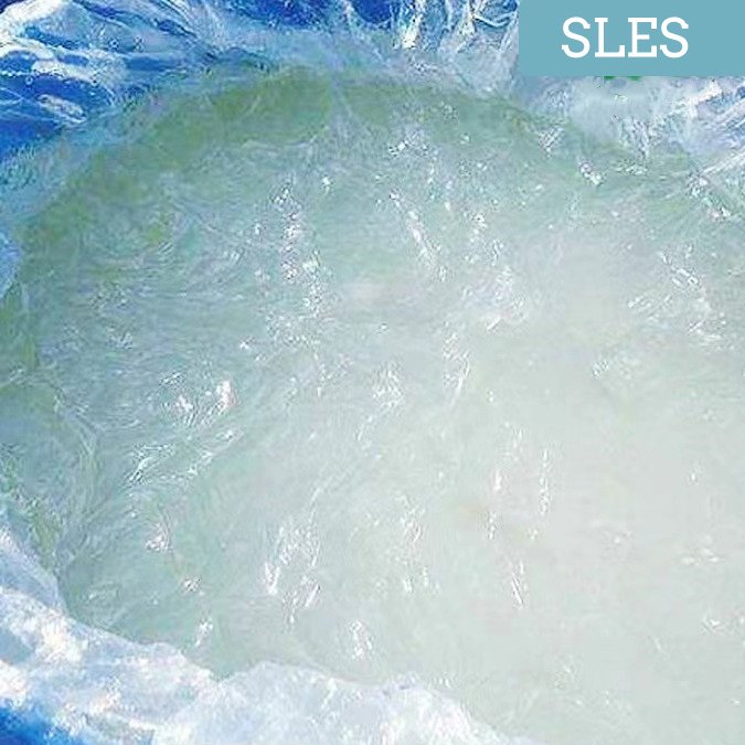 Lauryl alcohol polyoxyethylene ether sulfate sodium surfactant raw material detergent daily chemical foaming agent Sles 70%