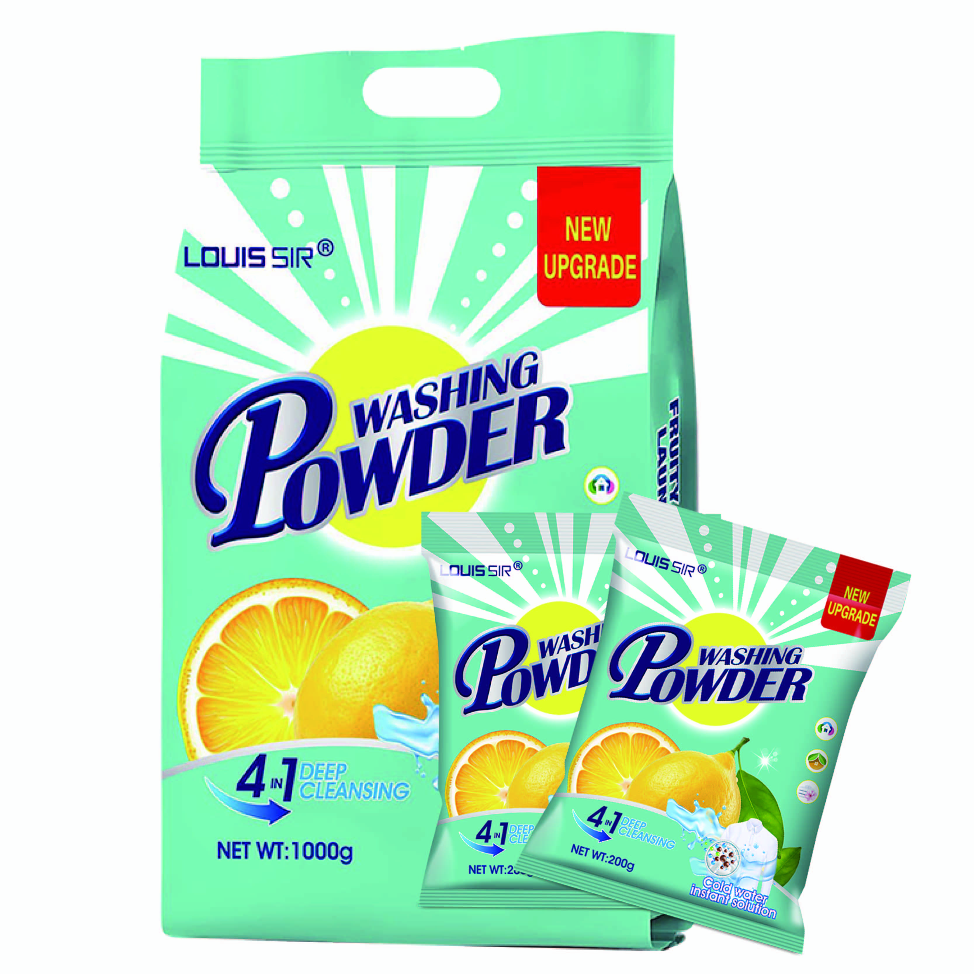 ODM OEM plant-based top quality bulk 100g Laundry Detergent powder lasting fragrance household natural soap powder