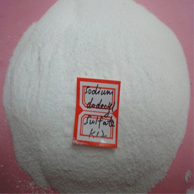SLS K12 Powder Sodium Lauryl Sulfate 99% Cosmetics, Coatings, Daily Chemical Cleaning Additives Detergent Chemicals