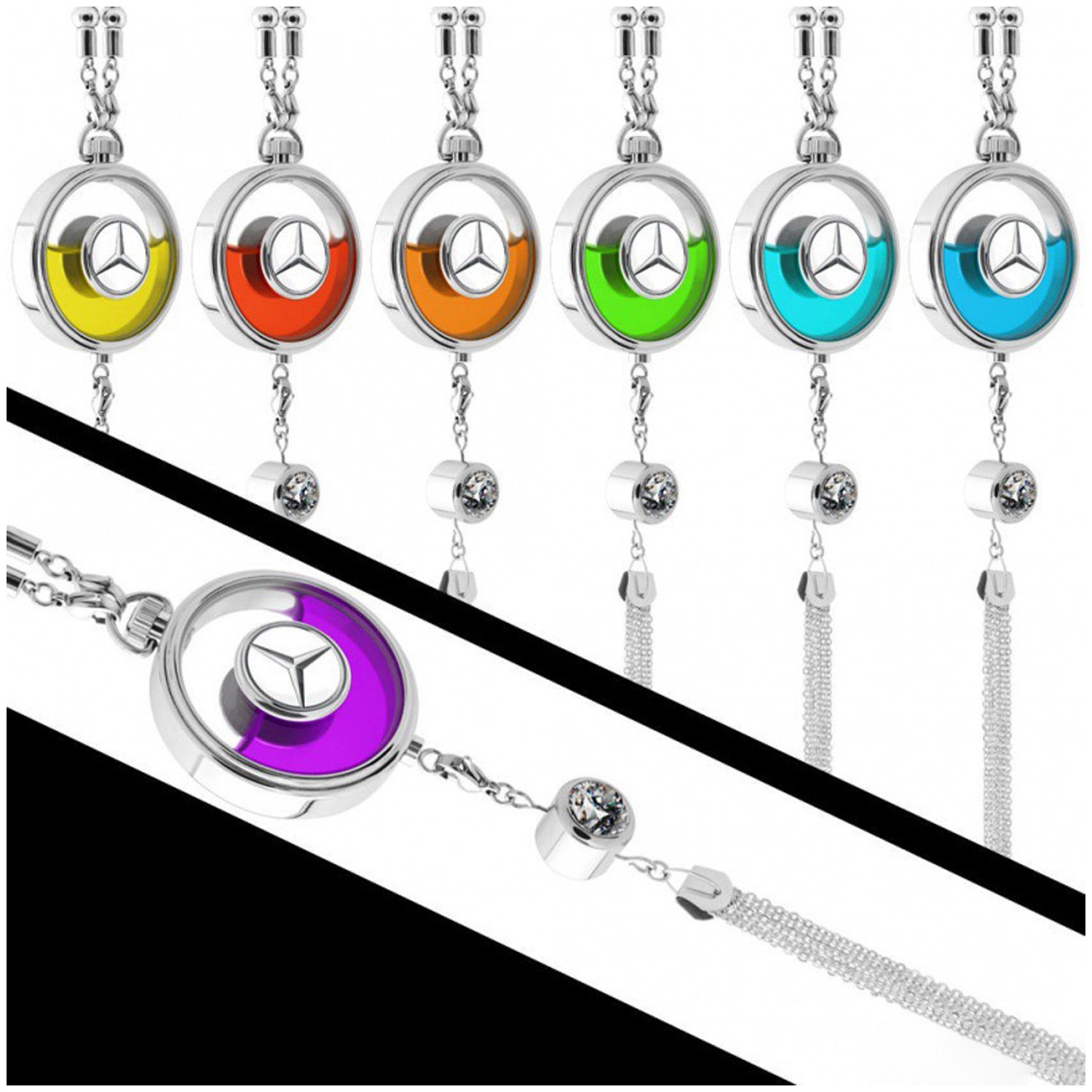 Car pendant Hanging Aroma Scents Car Perfume Diffuser Bottle Car perfume bottles container