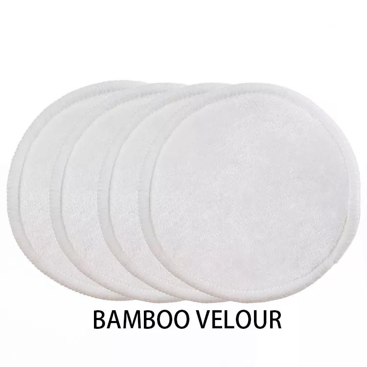 Washable Cotton Pad Round Makeup Remover Cotton Cleansing Pads with Mesh Bag