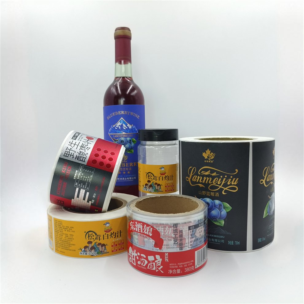 Factory Price Waterproof Food Labels Waterproof Label Printing Daily Chemical Label